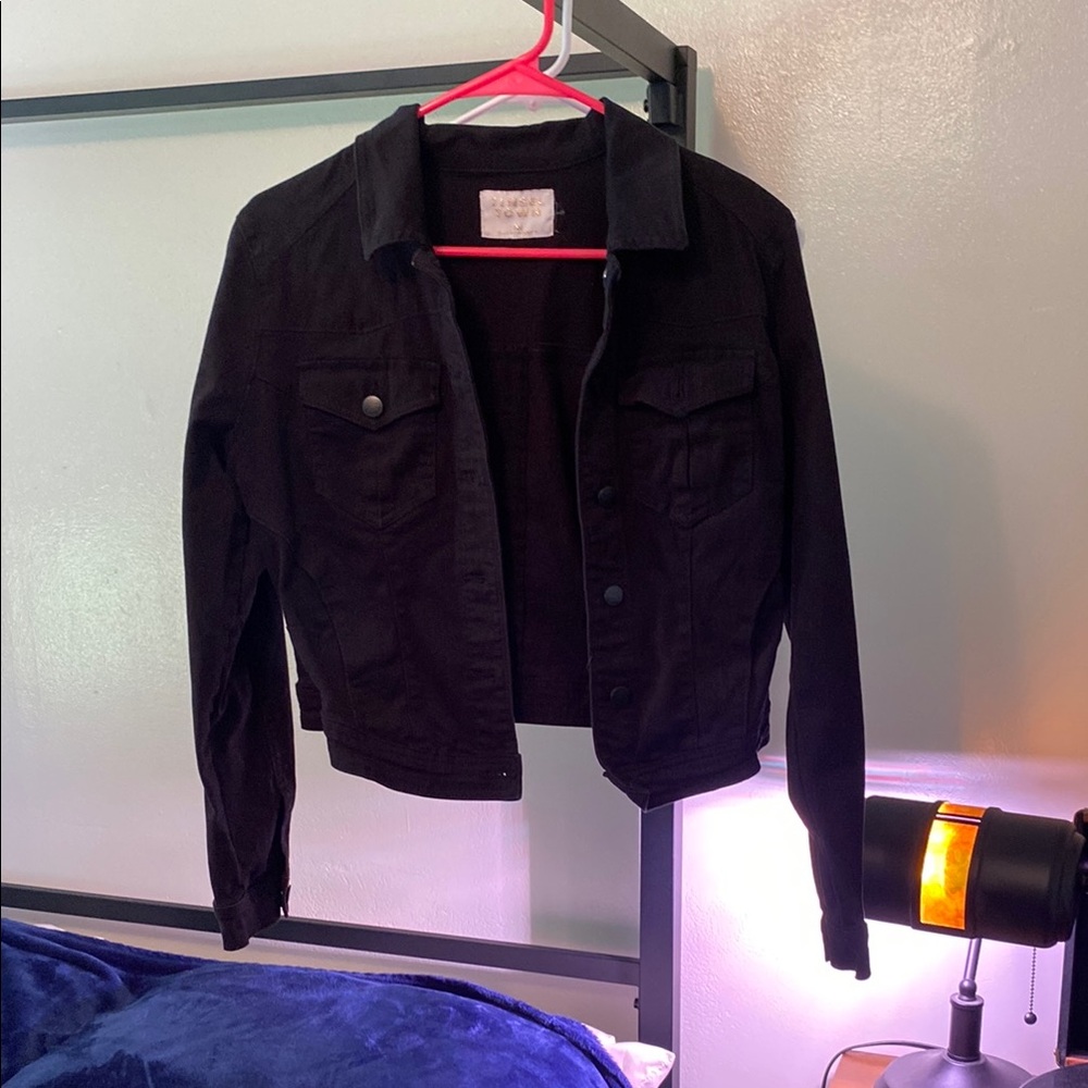Tinseltown Women’s M Black Denim Jacket